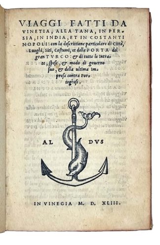 [BARBARO, Giosafat, et al.]