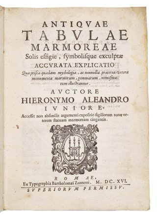 ALEANDRO, Hieronymus.